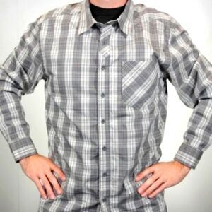 5.11 Tactical Covert Mens L , Long Sleeve Button Up Hidden Pocket Shirt 71170